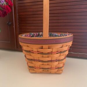 1996 Longaberger Woven Easter Basket with Handle